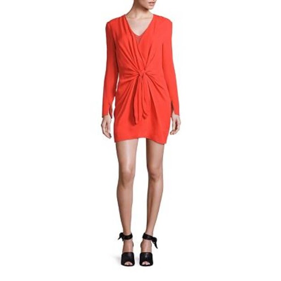 3.1 PHILLIP LIM Long Sleeve Front Knot Dress - Picture 7 of 13